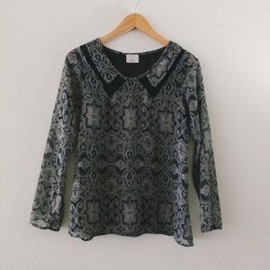 Long sleeves blouse